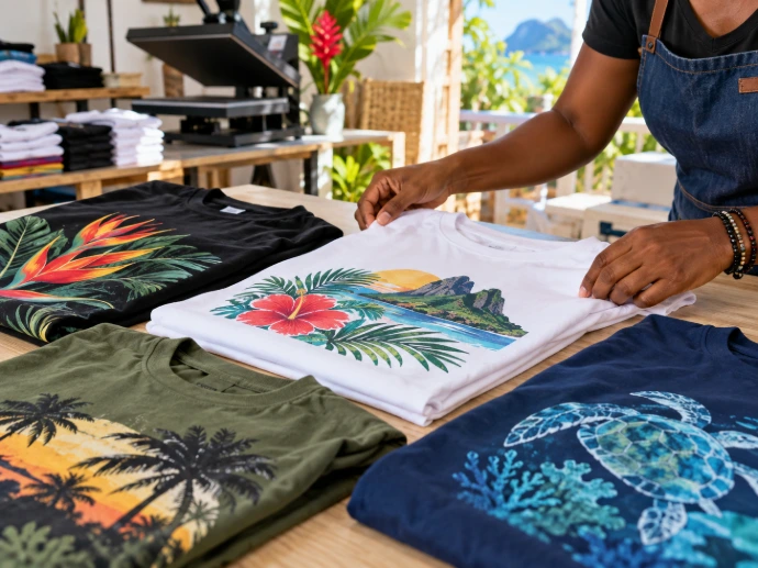 Impression DTF sur textile en Guadeloupe